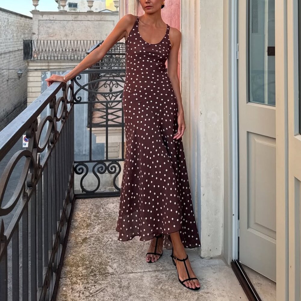 Réalisation Par The Ellery Midi dress with draped skirt